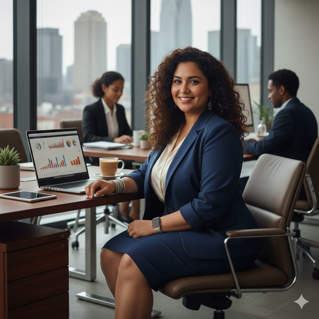 Professional AI automation background